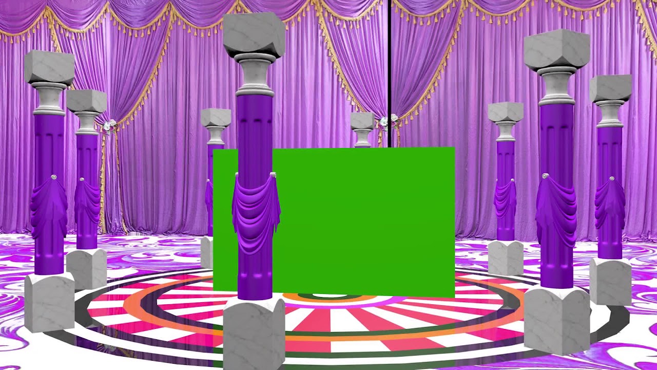 Wedding Frame Green Screen Motion Background Video Effects HD- Free Green Screen