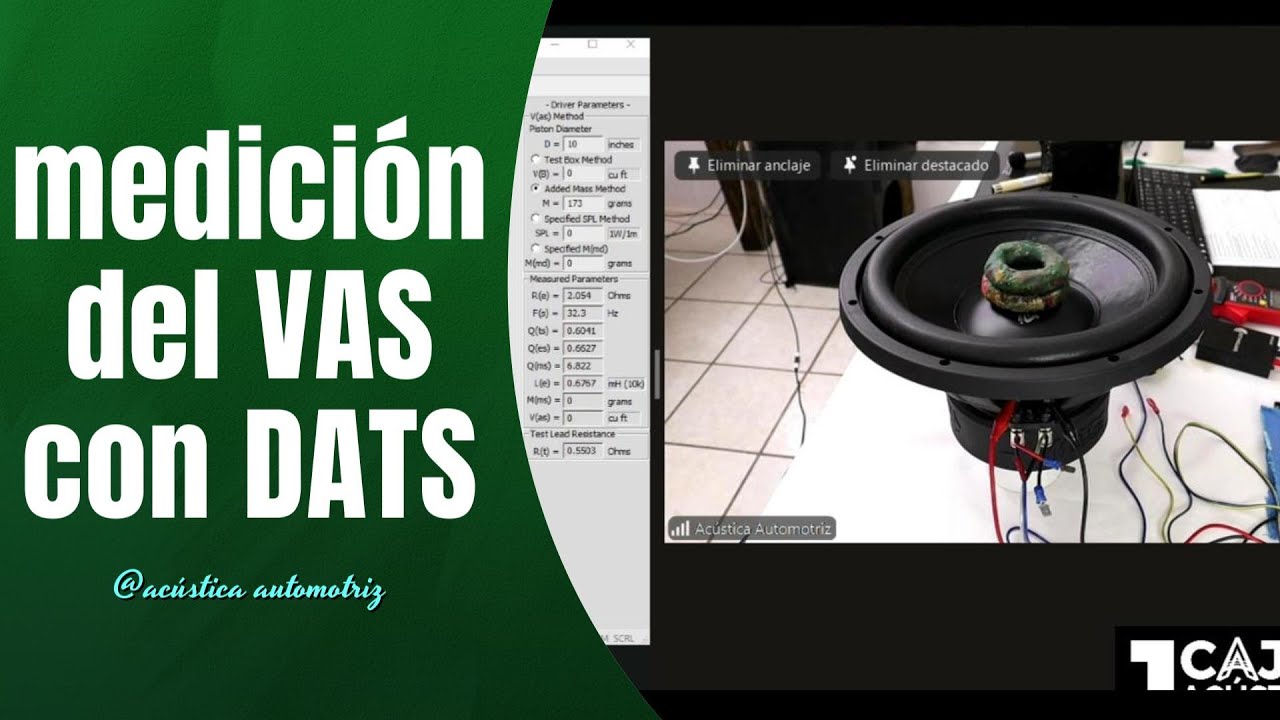 Medición del VAS (Volumen de Aire Equivalente) con DATS V3