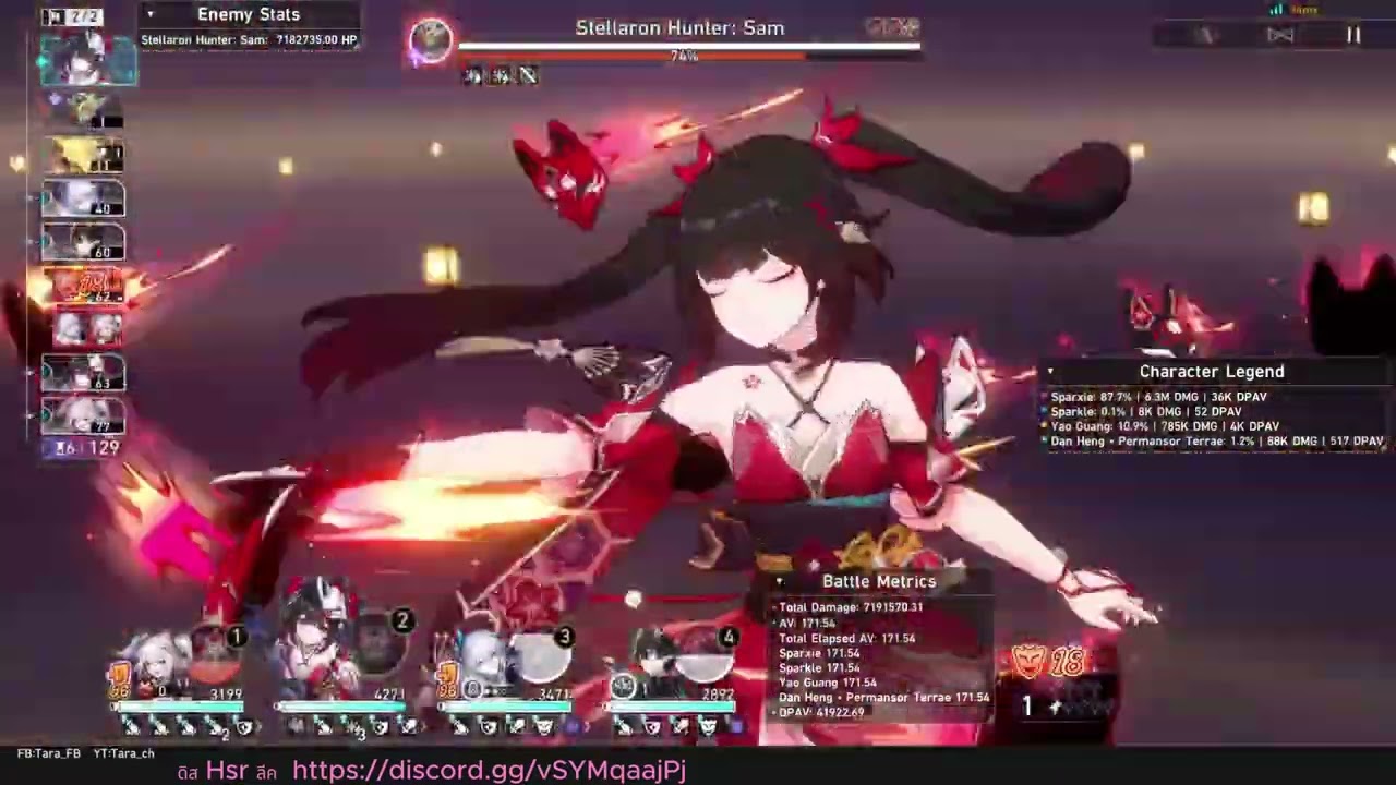 「Hsr 4.0 v4」ทีม Sparxle 6 Cost Vs AA Knight III บอส Sam