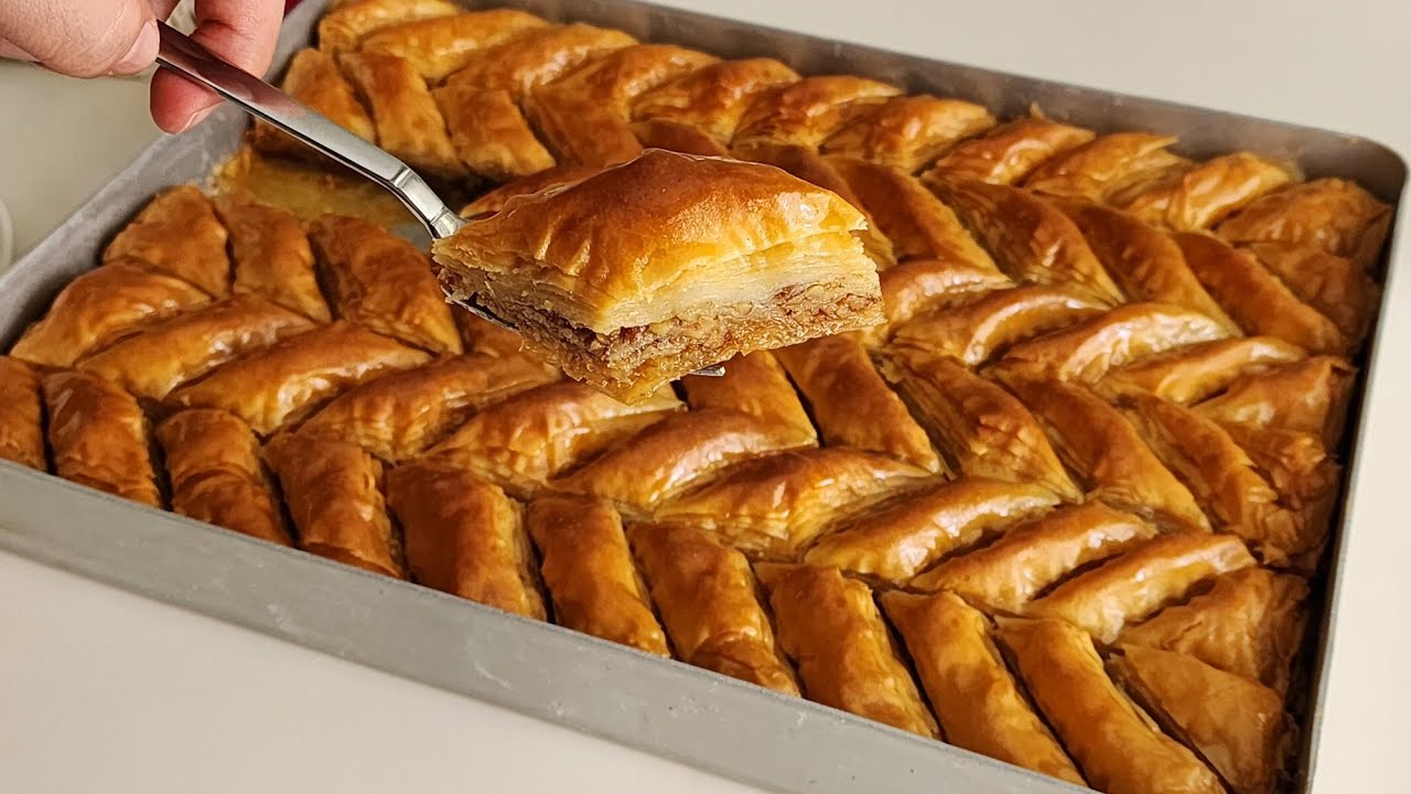 Günde 2 Tepsi Sipariş Aldığım Baklava Tarifi 📢Hamuru Yağ Gibi Açılan El Açması Cevizli Baklava ❗️❗️