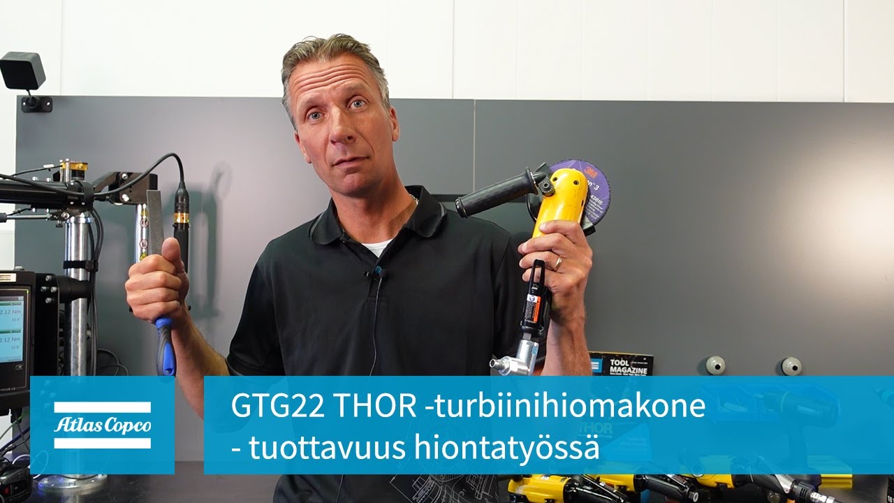 GTG22 THOR -turbiinihiomakone ja tuottavuus hiontatyössä