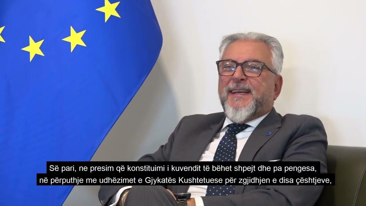 EULEX Head of Mission Giovanni Pietro Barbano interview with KosovaPress
