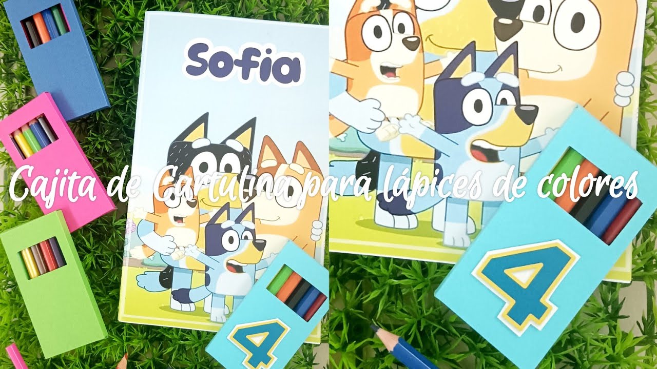 Cómo hacer una cajita de Cartulina para crayones*  cajita para lápices de colores