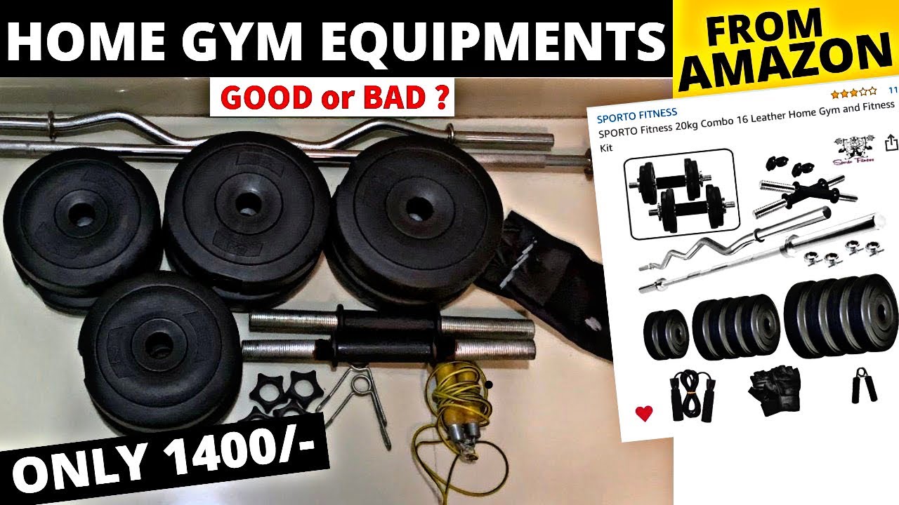 HOME GYM EQUIPMENTS from AMAZON🇮🇳  | Good or Bad ?? 1400/- ONLY 😨