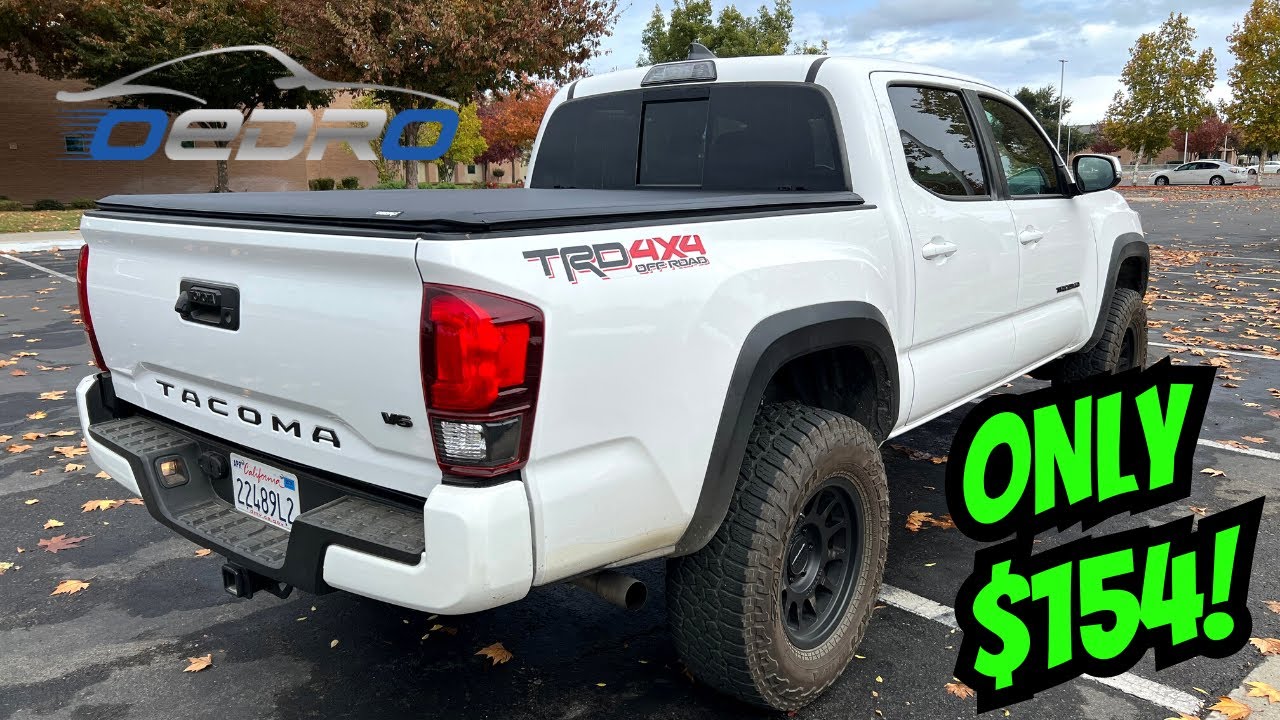 oEdRo Soft Roll Up Tonneau Cover and Floor Mats Installation on 2016 - 2023 Toyota Tacoma