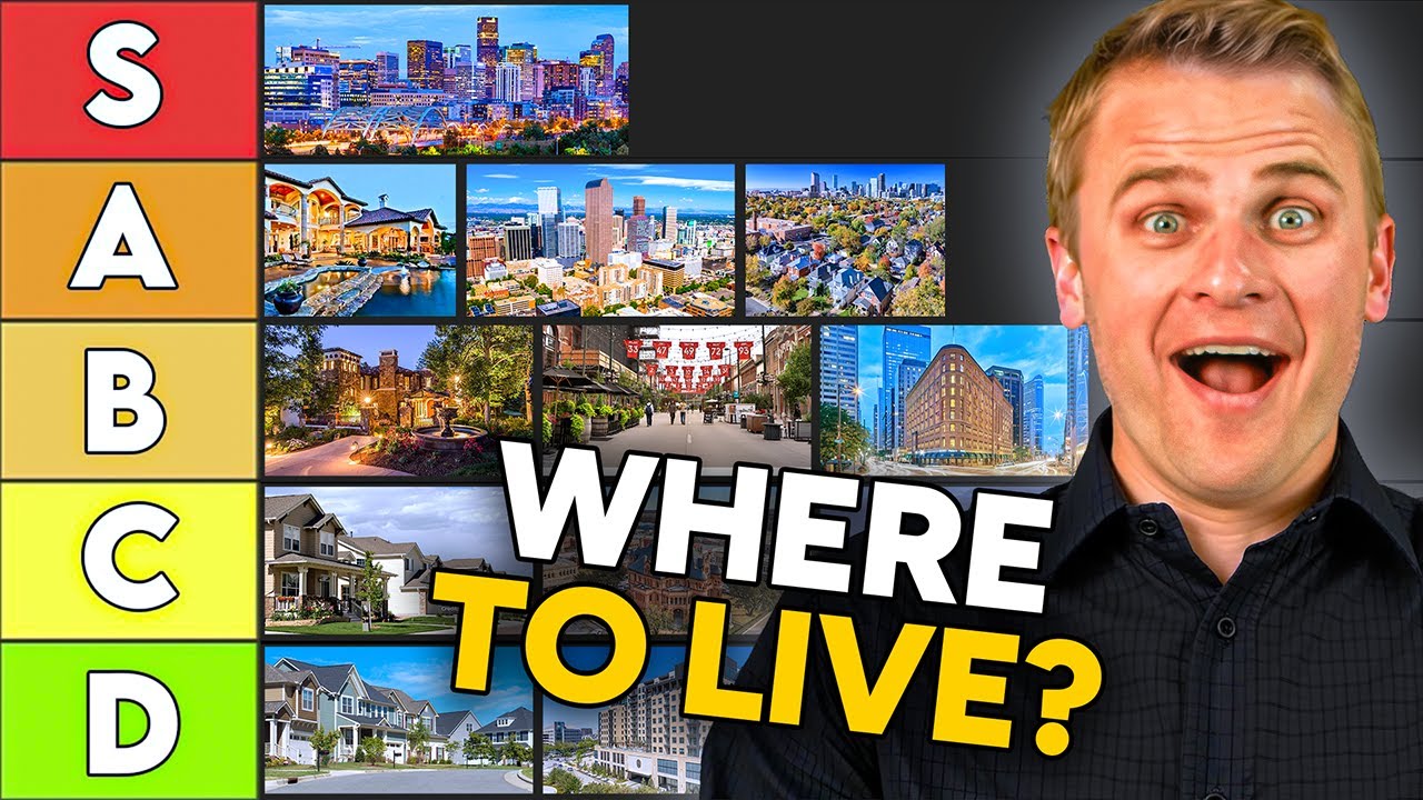 I Ranked Denver's BEST & WORST Suburbs (Tier List)