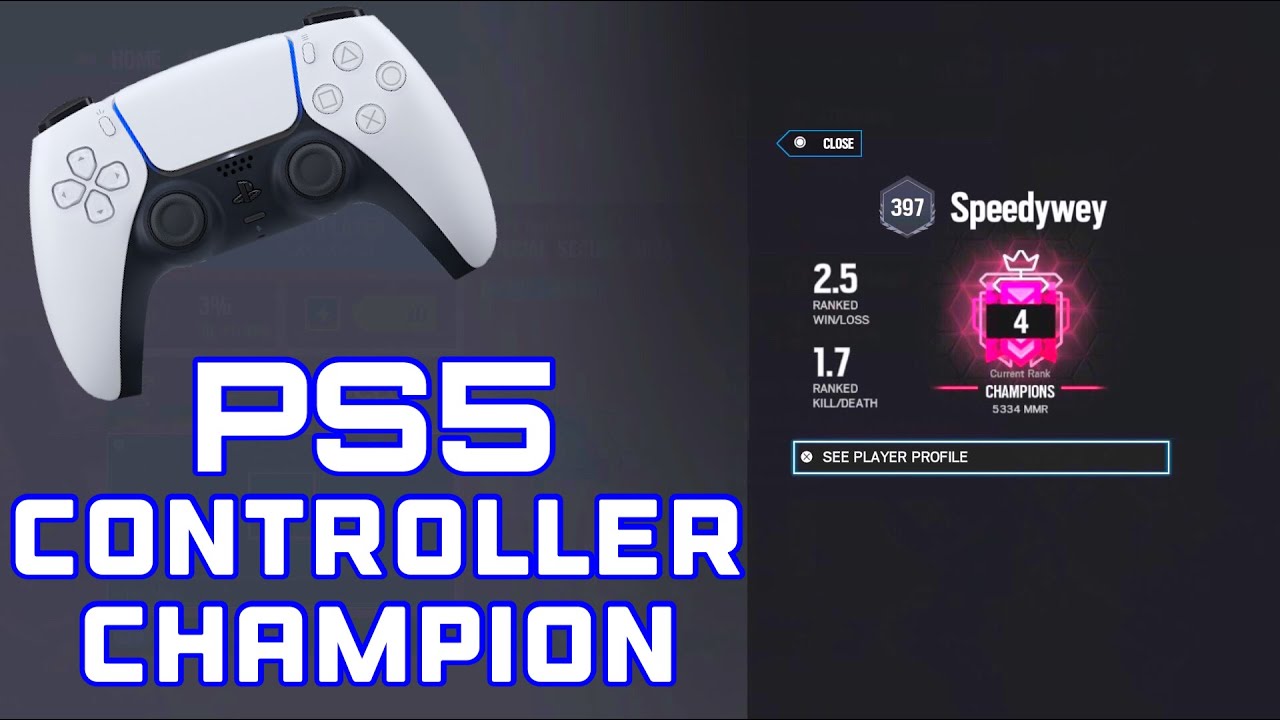 The BEST *PS5* Controller Champion Highlights - Rainbow Six Siege Champion