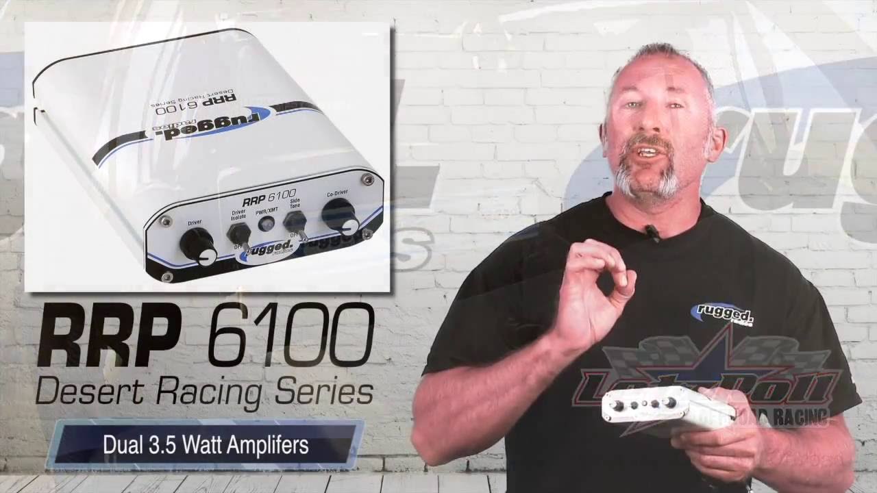 Rugged Radios RRP6100 Desert Race Series Intercom