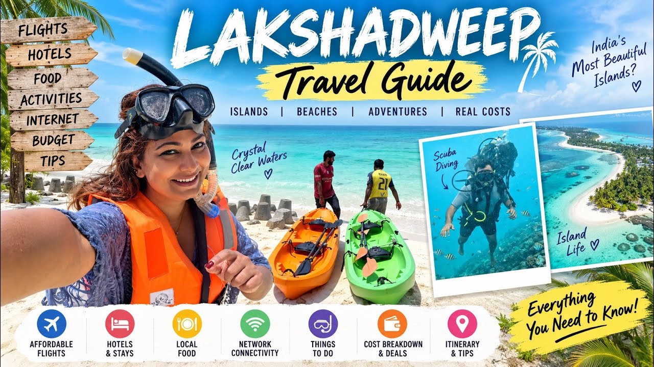 LAKSHADWEEP TRAVEL GUIDE 2026 | Flight, Hotel, Budget, Food, Activity& EVERYTHING You Need to Know!