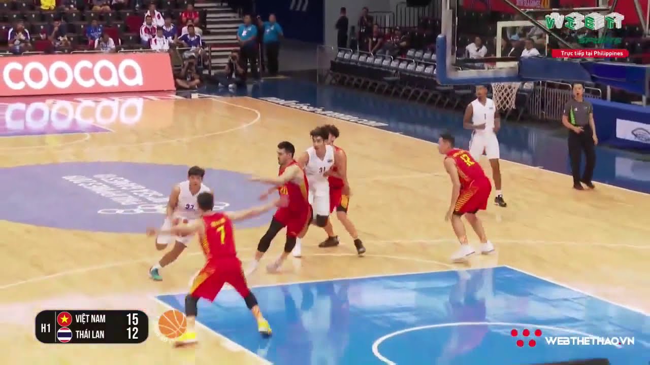 TRỰC TIẾP BÁN KẾT BÓNG RỔ NAM SEA GAMES 30 II VIỆT NAM VS THÁI LAN