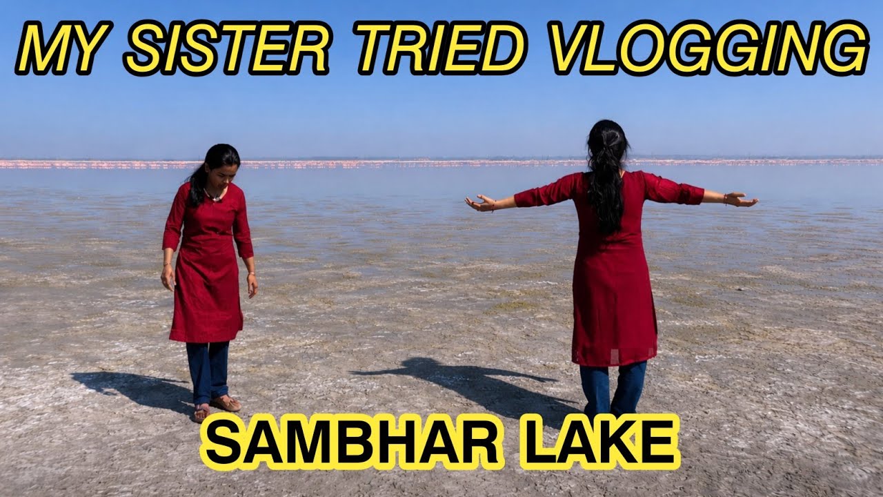 Sambhar Lake Jaipur Travel Vlog | Flamingos, Salt Lake & Hidden Rajasthan