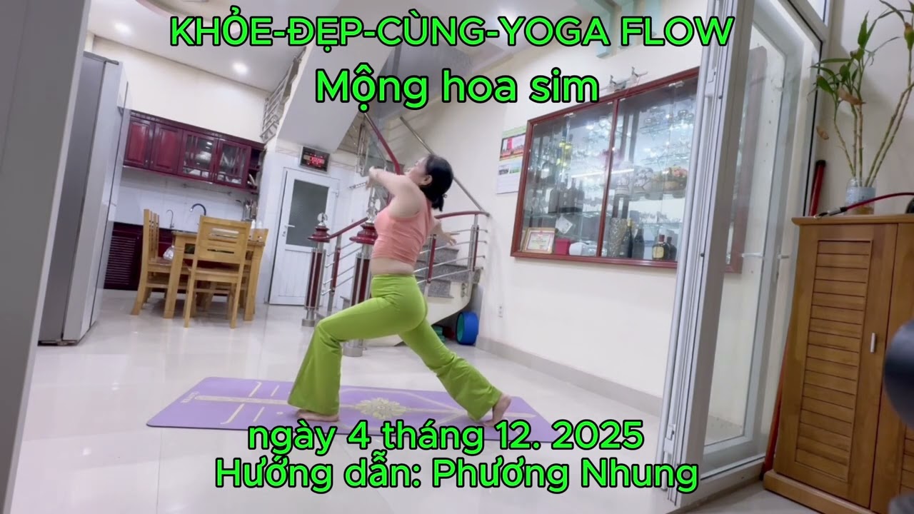 Tổng hợp các bài tập yoga flow với nhạc với nhác tháng 12 năm  2025 - ngọc mai yogaflow