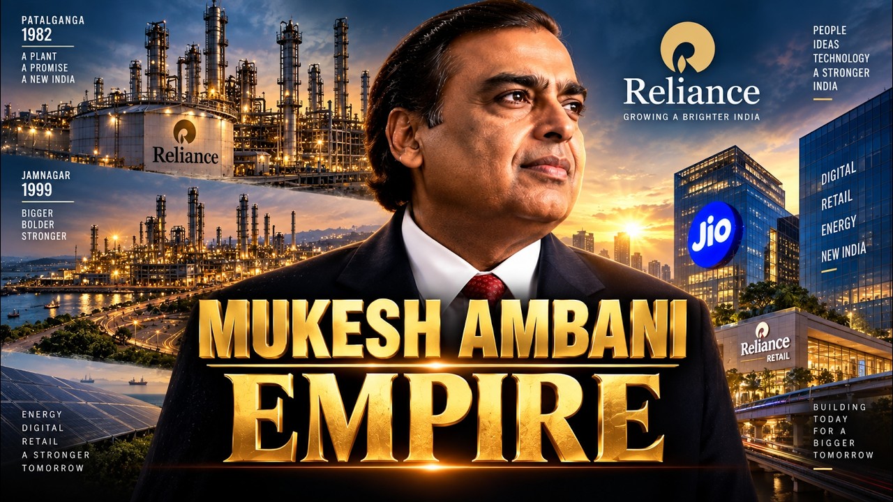 Mukesh Ambani Empire | From Patalganga to Reliance Jio Empire