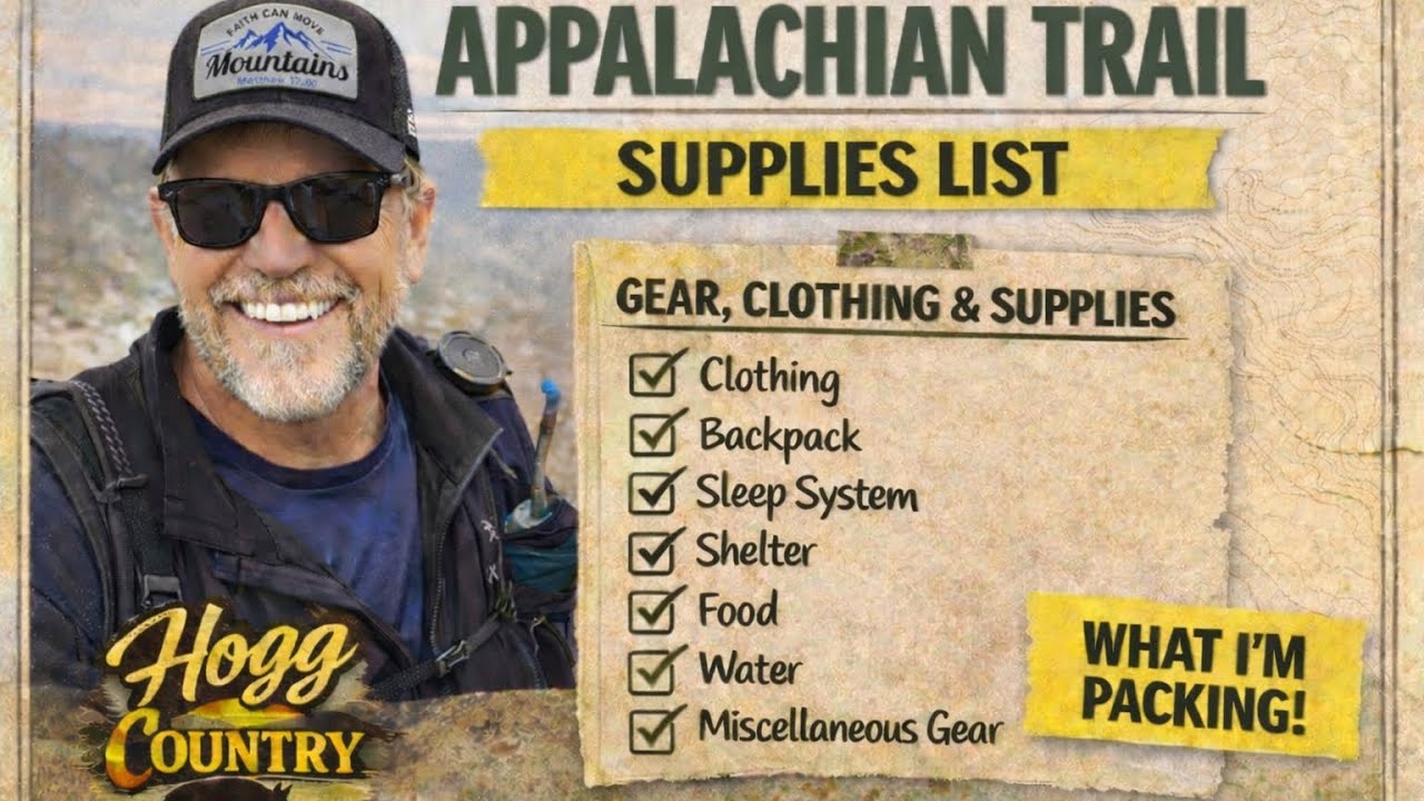 AT Thru-Hike 2026 Gear and Clothing List
