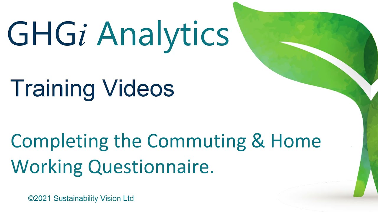 Completing the Commuting and Home Working Questionnaire
