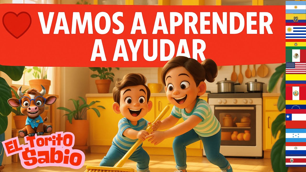 ❤️ Vamos a Aprender a Ayudar | M&uacute;sica Infantil sobre Solidaridad, Cooperaci&oacute;n y Amistad 👶 PARA NI&Ntilde;OS