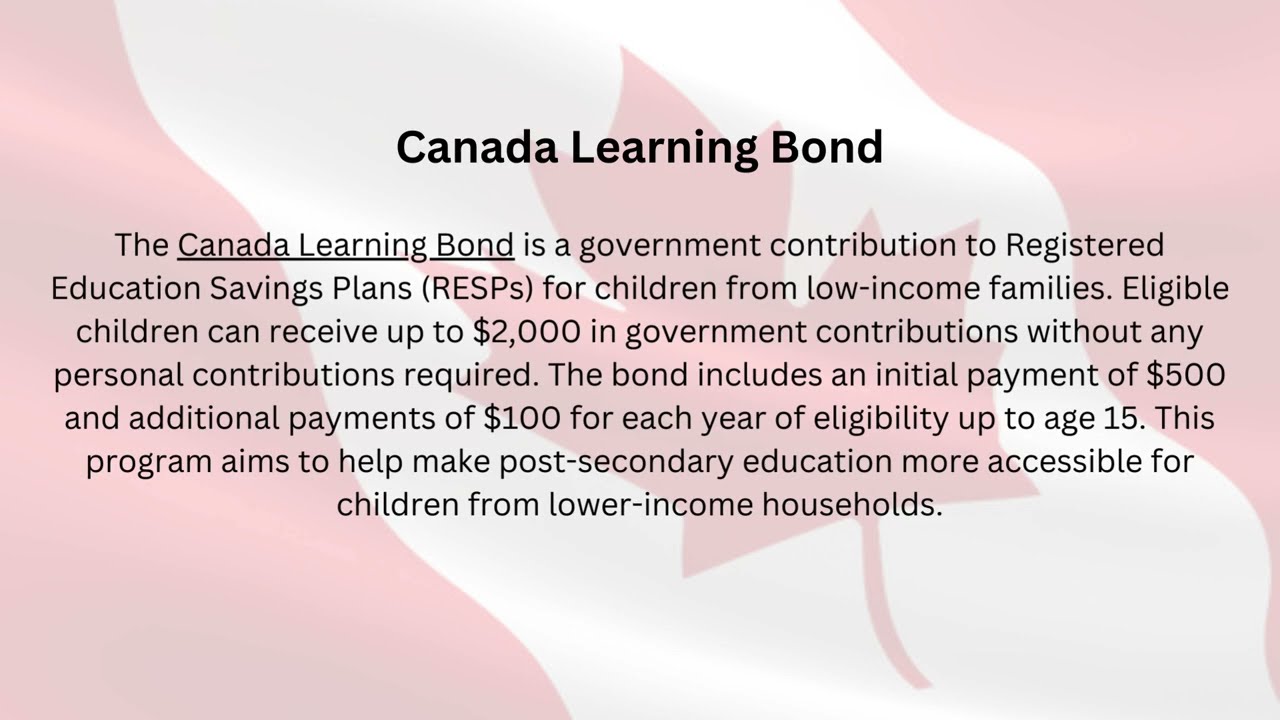 Canadian Government Benefits