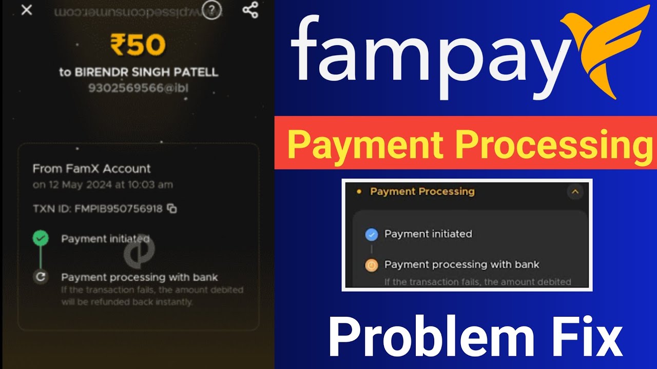 Проблема с обработкой платежа fampay || Решение проблемы с оплатой fampay