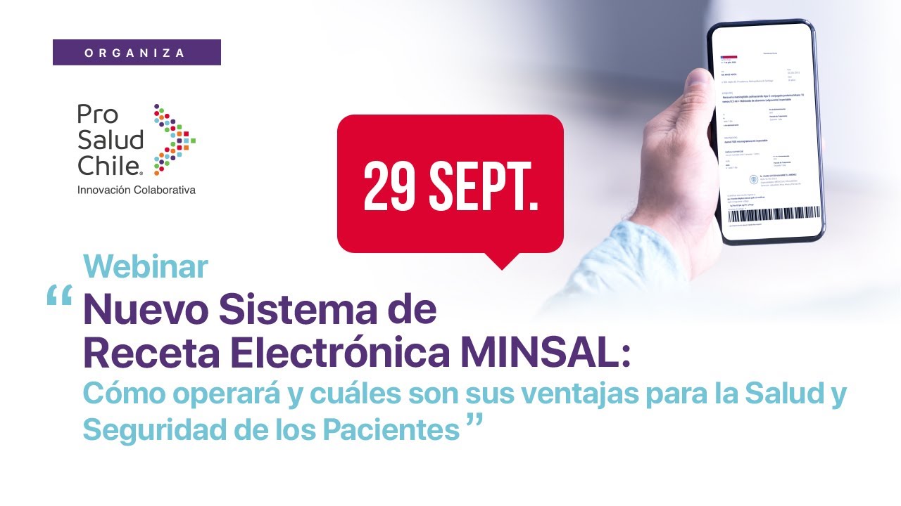 Webinar Nuevo Sistema de Receta Electrónica MINSAL