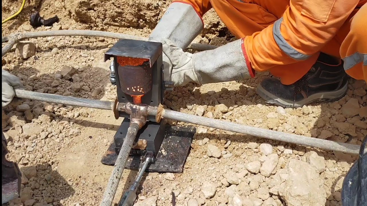 Cross Exothermic Welding Earthing Wire 300*300mm