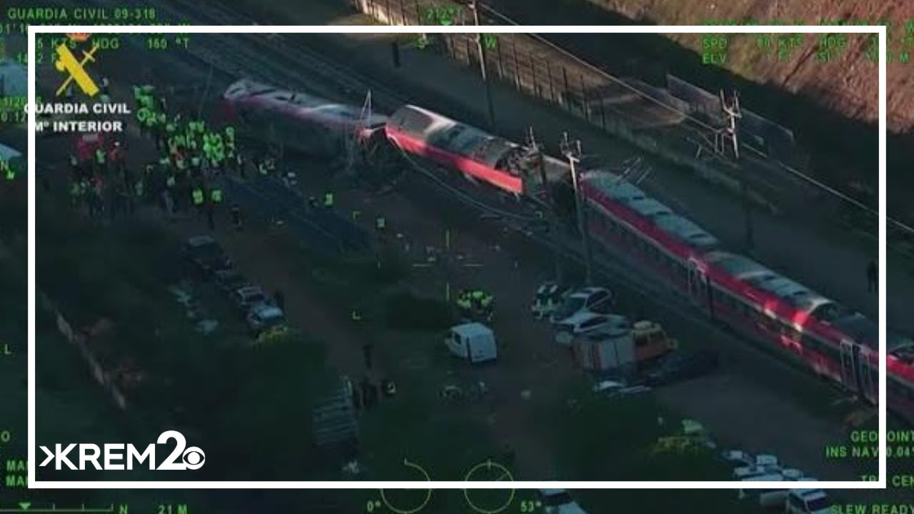 Death toll in Spanish train collision rises to 40 as authorities fear more bodies could be found
