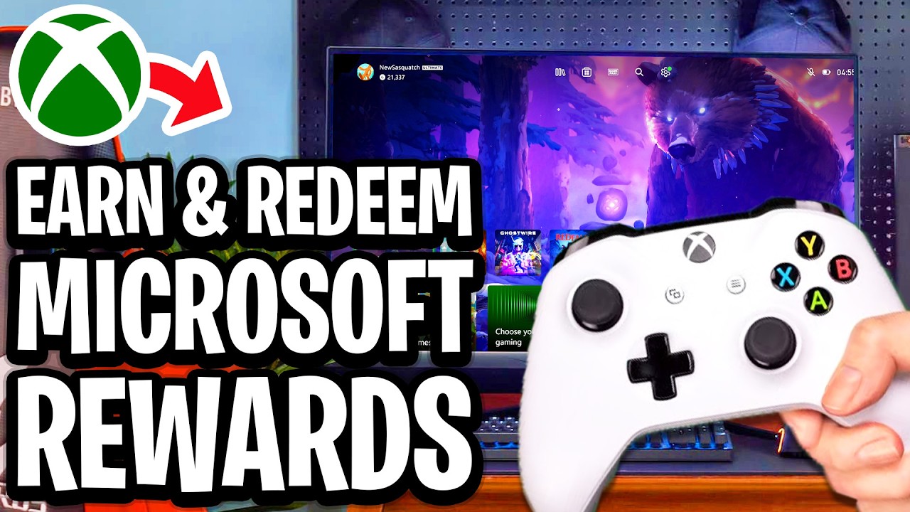 How To Earn & Redeem Microsoft Rewards Points on Xbox - Full Guide (Series X|S Method)