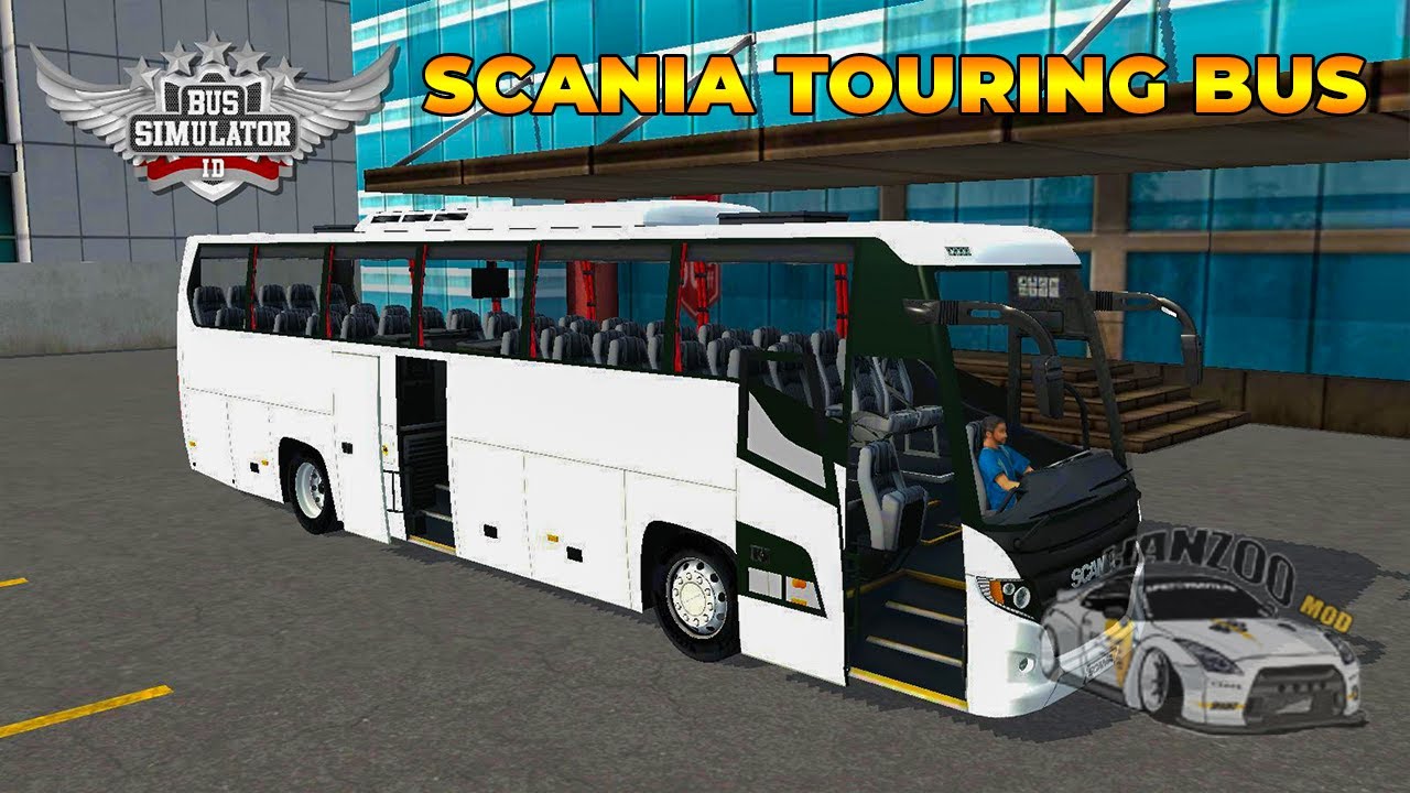SCANIA TOURING BUS - BUSSID || HANZOO MOD