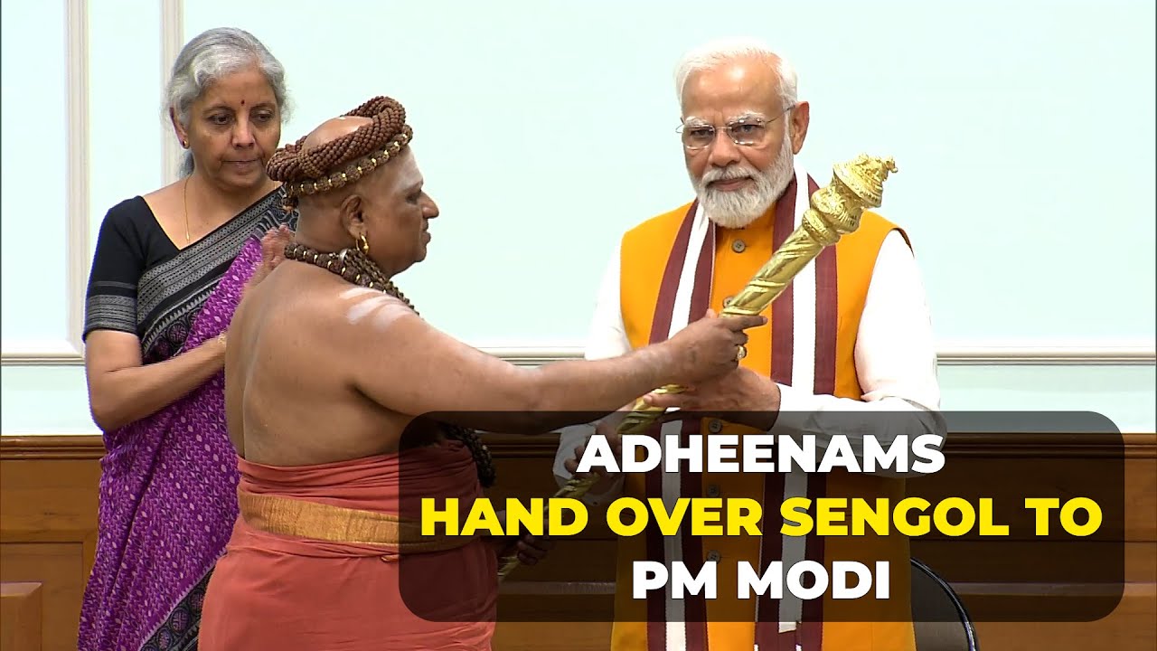 NEW PARLIAMENT BUILDING INAUGURATION: PM Modi meets seers from various Adheenams at his residence