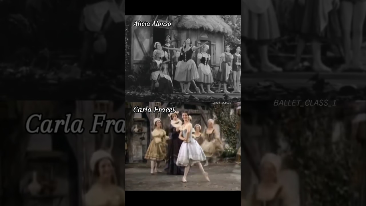 Two Legends dancing Giselle 😍 Carla Fracci & Alicia Alonso (thanks to ballt_class_1leo)