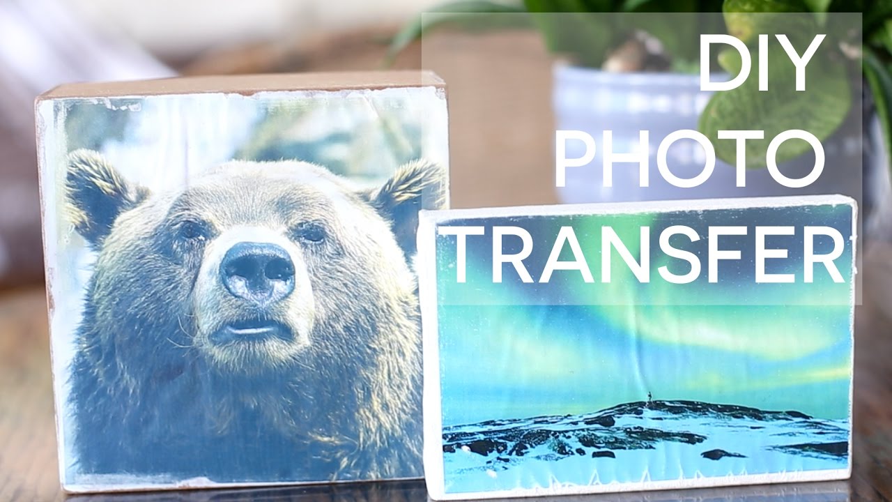 COMO TRANSFERIR FOTO PARA MADEIRA E TELA | Projeto DIY