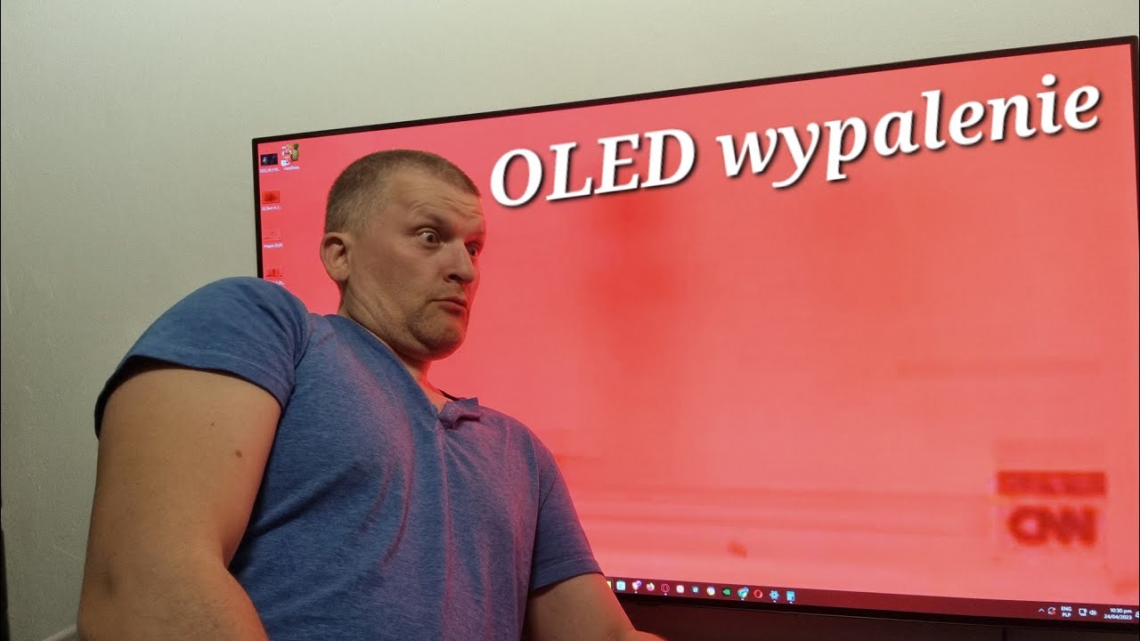 LG OLED test na wypalenie