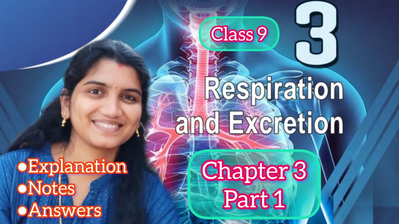 Class 9 biology chapter 3 Respiration and Excretion I part 1 |notes, answers and explanation 