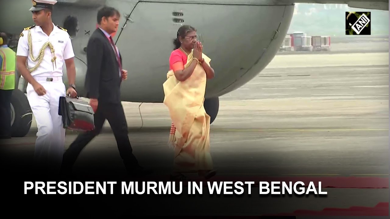 President Droupadi Murmu on two-day visit to West Bengal, arrives at Kolkata airport