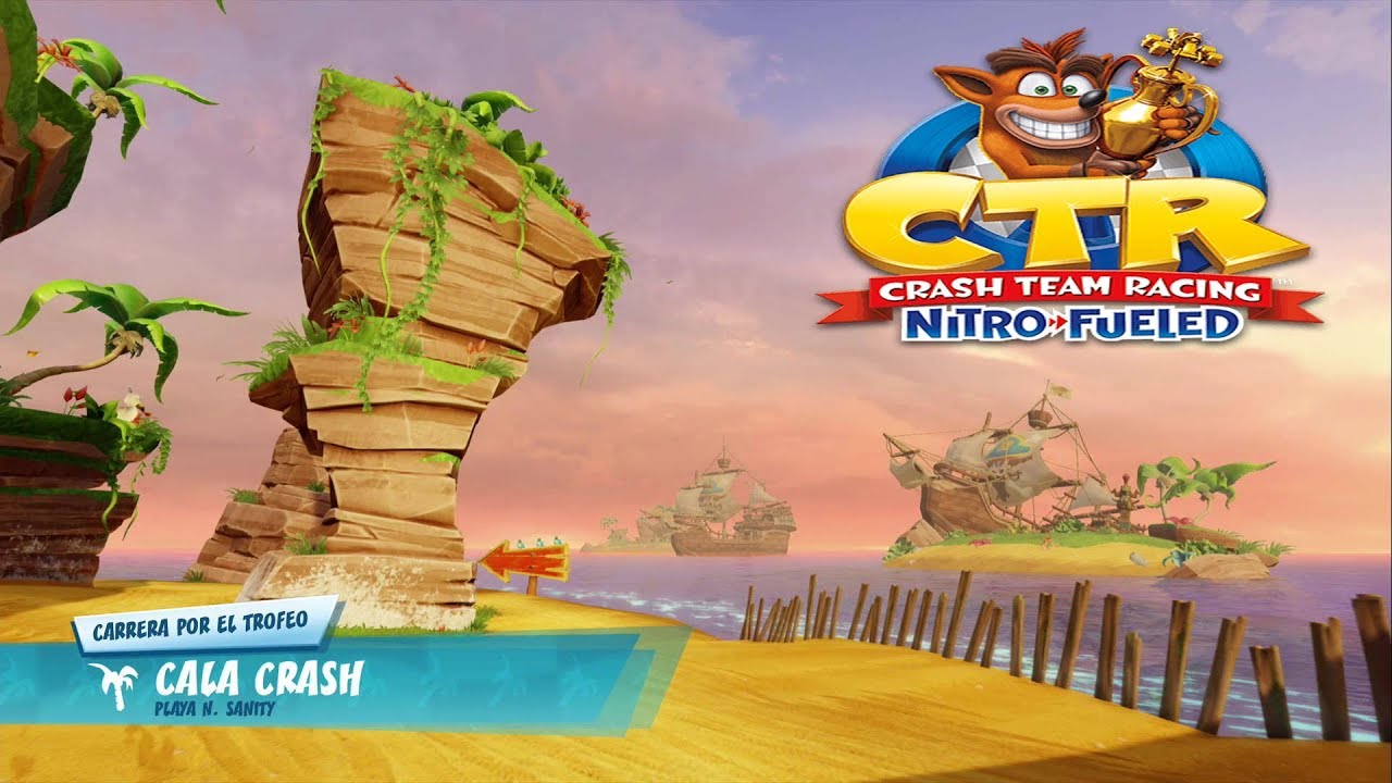 CRASH TEAM RACING NITRO FUELED - Cala Crash Playa N.Sanity