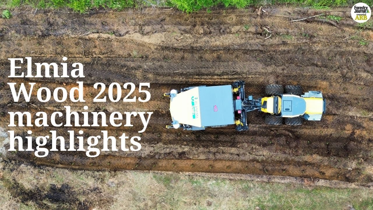 29 minutes of working machinery at Elmia Wood 2025: Forwarders, automated planters, and much more