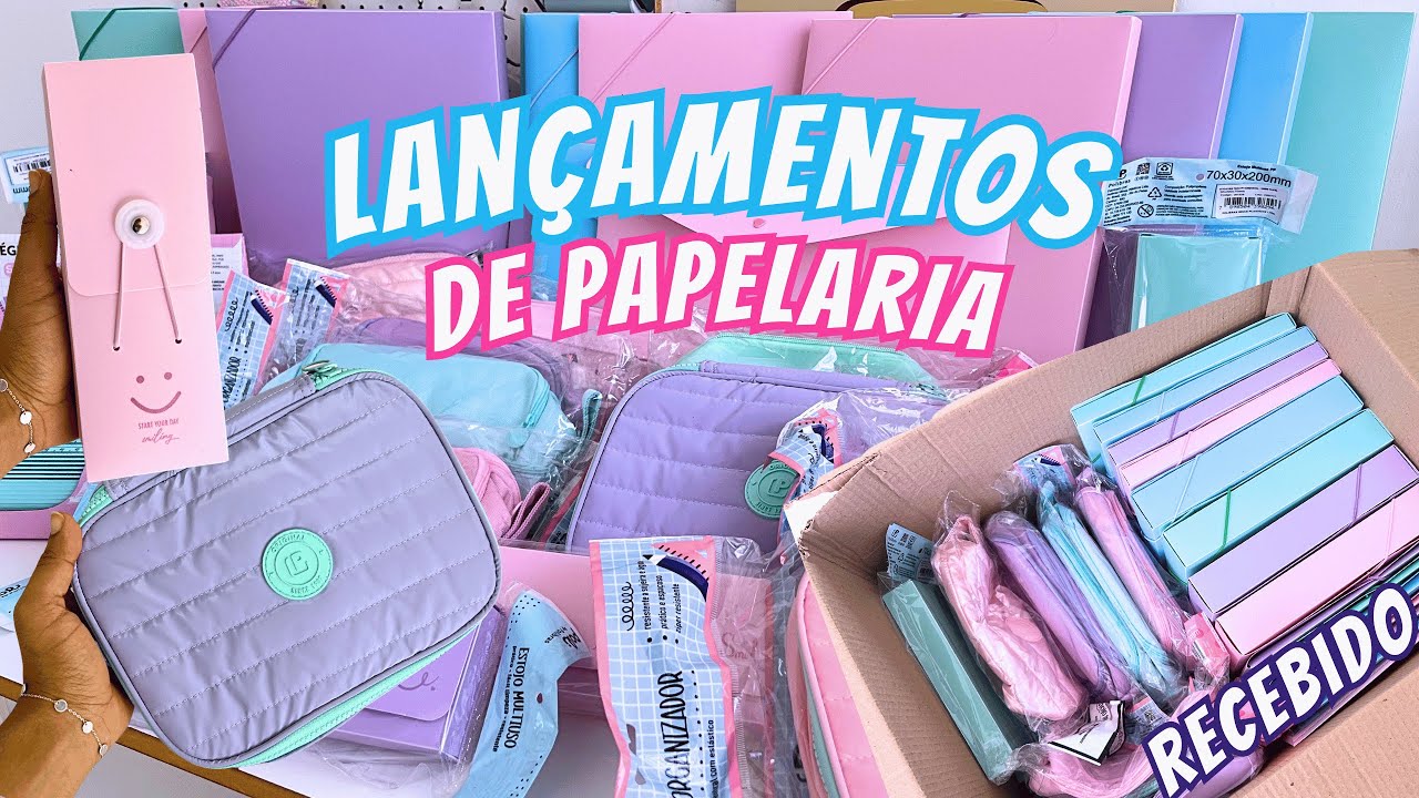 RECEBIDO LANÇAMENTOS DE PAPELARIA |  DA POLIBRAS!