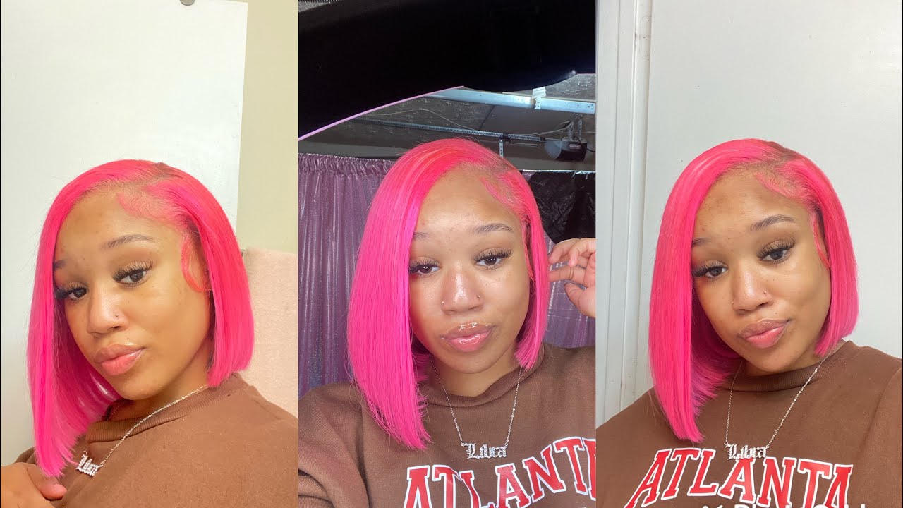 Natural Pink Bob Quickweave|| Empire Hair
