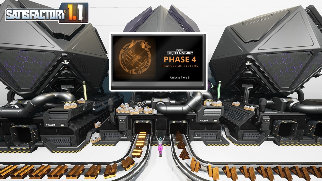 PHASE 4 COMPLETED!! - Satisfactory 1.1 Ep. 16