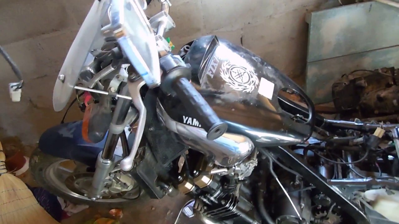 замена двигателя yamaha fzx 750 на полносильный. коммутатор