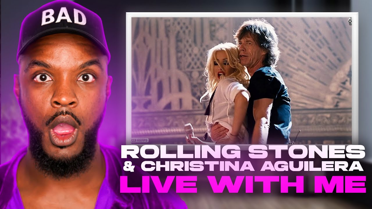 The Rolling Stones and Christina Aguilera - Live With Me Shine A Light Concert REACTION