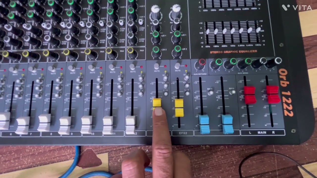 studiomater 1222 mixer . कमाल का इको और आल फंक्शन से भरा हुआ . audio mixer.live sound mixer.