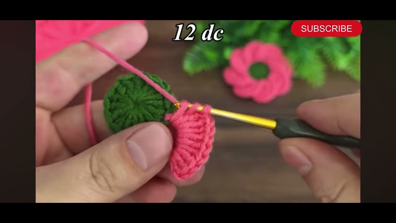 Cute flower// easy for beginners 