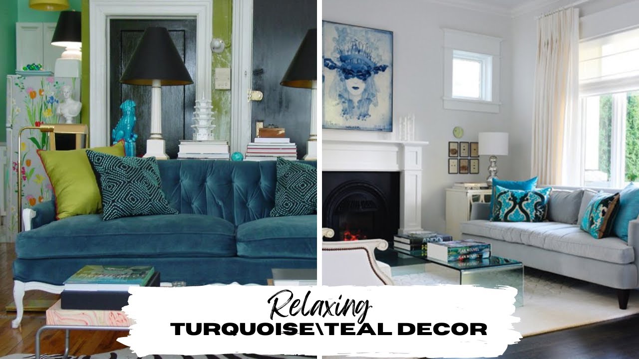 Color Palette: Turquoise & Teal Home Decor Ideas | Home Design | And Then There Was Style