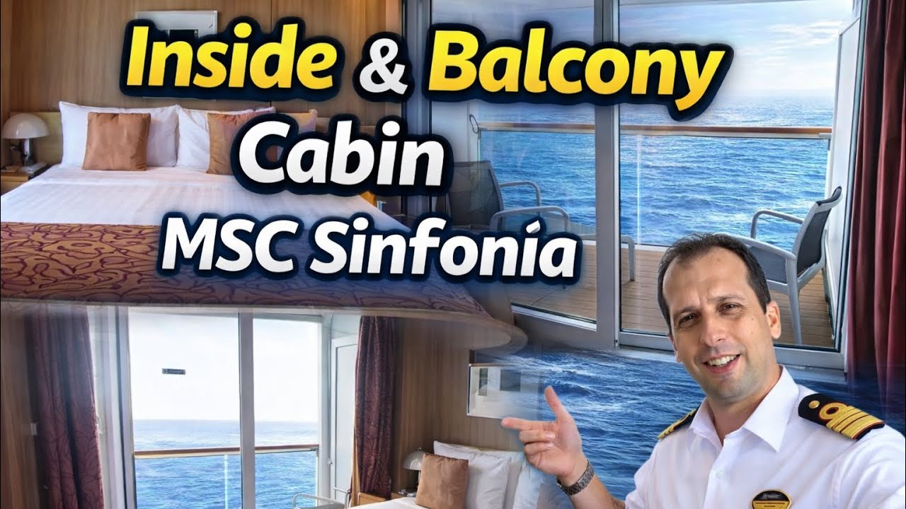 Сравнение каюты 9018 MSC SINFONIA (внутренняя) и 9082 (балконная): какую выбрать!