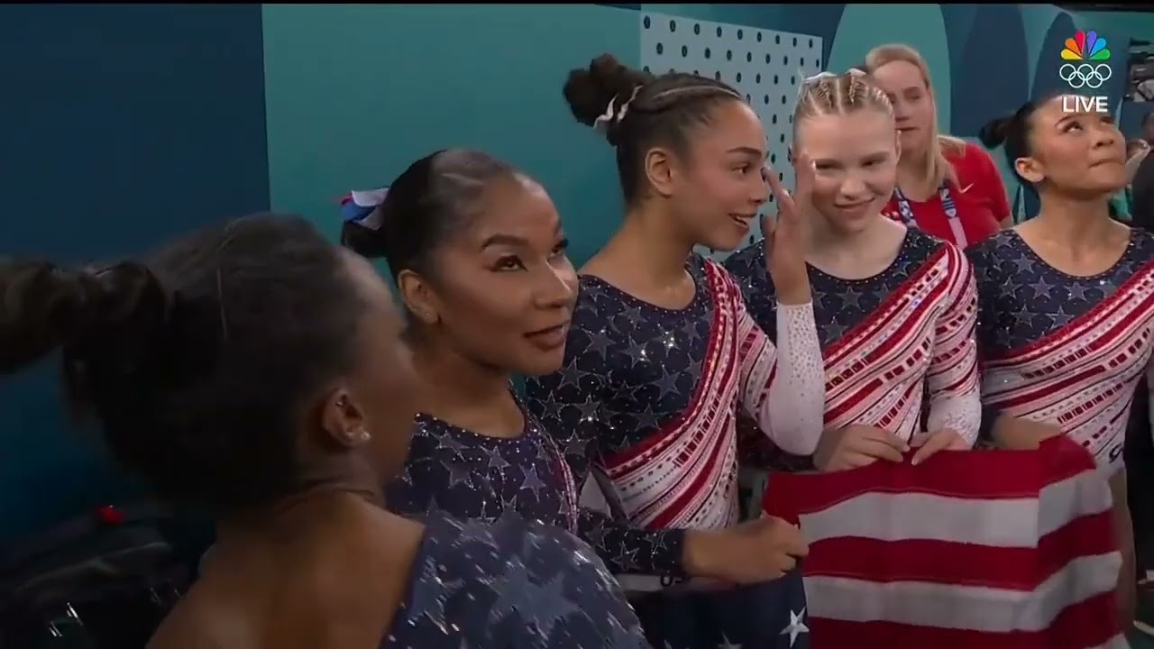 (NBC) Simone Biles FX TF 2024 Olympics