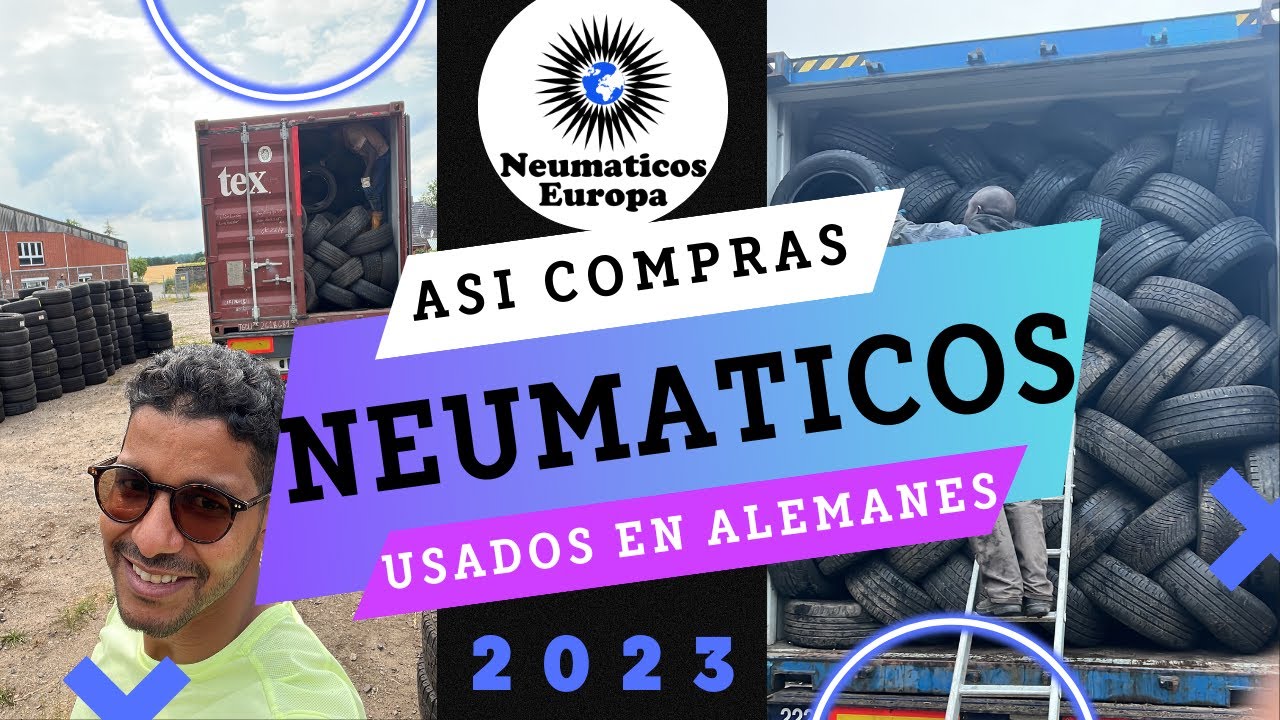 ASI SE HACE LA EXPORTACION DE NEUMATICOS USADOS