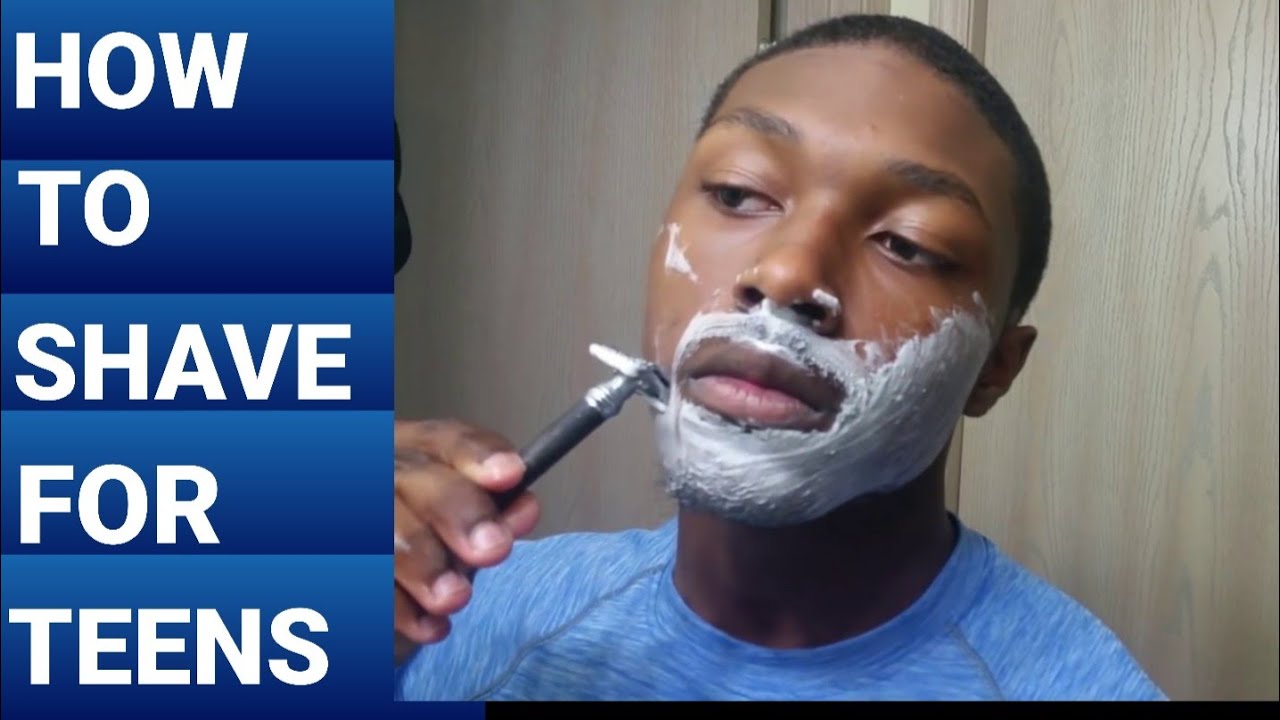 Teaching son to shave!!! How To Shave For Beginners