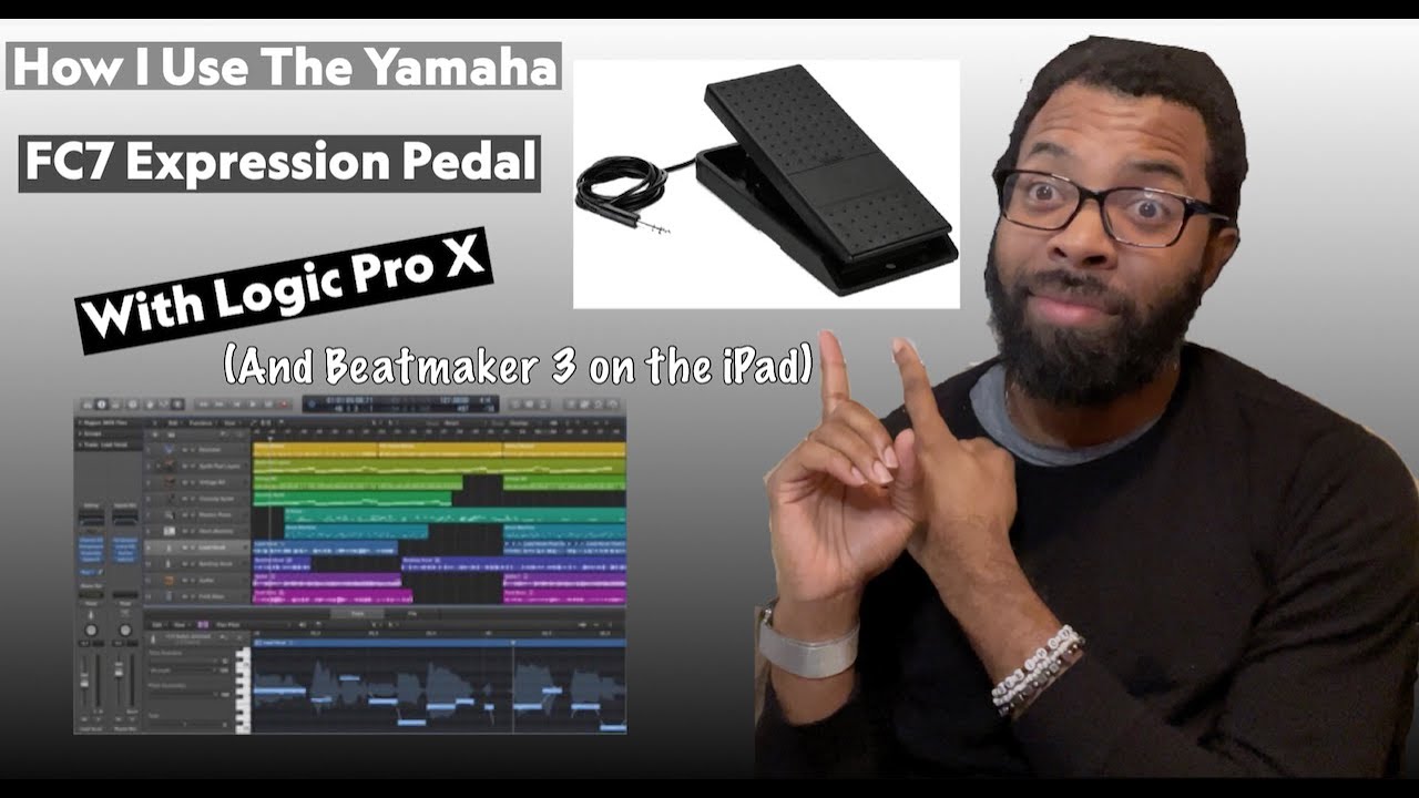 How To Use The Yamaha FC7 Expression Pedal In Logic Pro X (and on the iPad)