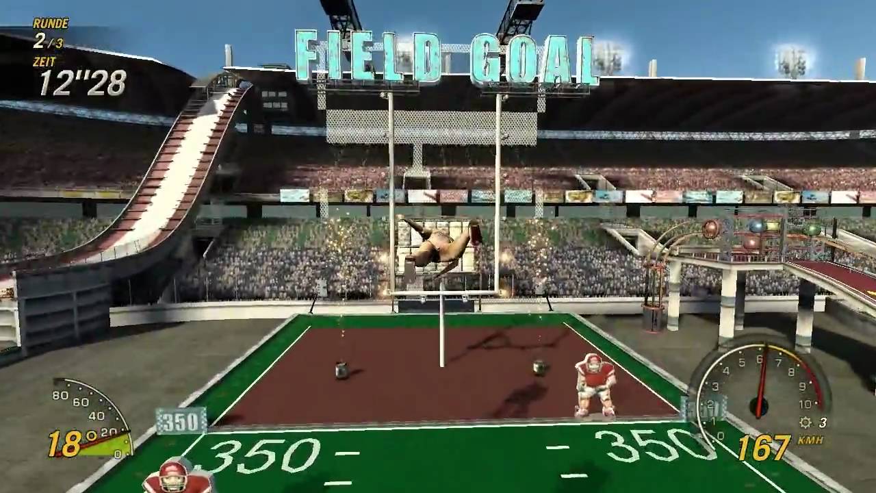 Flatout Ultimate Carnage - Field Goal (Carnage Mode) (World Record) (HD)