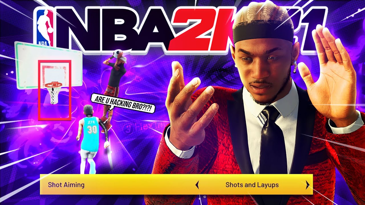 I Tried SHOT AIMING in NBA 2K21 (LITERALLY AIMBOT)